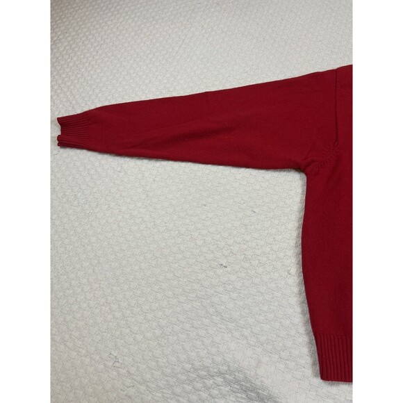Vintage Pendleton Cardigan 100% Virgin Wool Sweater Preppy | Red | Women's Small - Picture 7 of 14